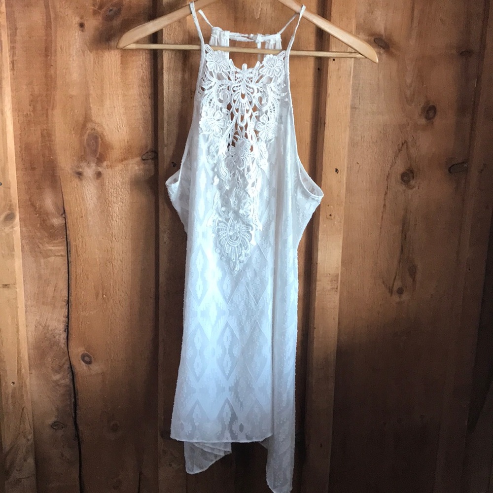 White Summer top